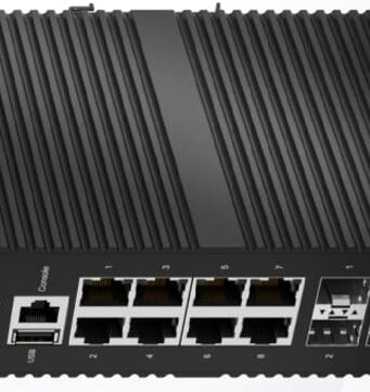 Switch PoE gestionado L2+ LA-IS7M2R-10G0408P-UA-Z