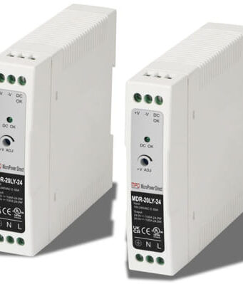 Convertidor AC/DC MDR-20LY para montaje en carril DIN