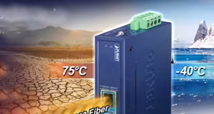 Convertidor industrial compacto IXT-815AT de dos puertos