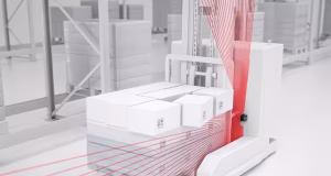 Escáner láser LiDAR compacto ROD 100 para intralogística