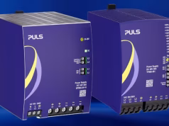 Fuente de alimentación industrial PLANET para carril DIN