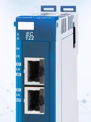 Módulo de interfaz EC 122 de alto rendimiento para EtherCAT
