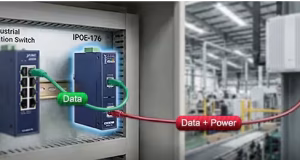 Inyector PoE++ IPOE-176 industrial de 10 Gbps